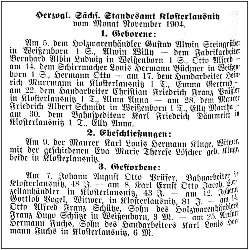 1904-12-13 Kl Standesamtsregister